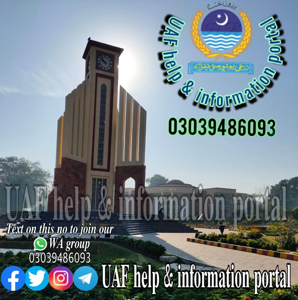 UAF CGPA Calculator MS